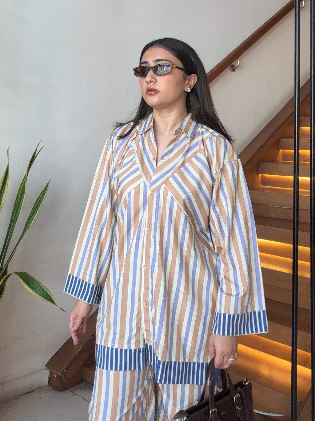 Essential striped set