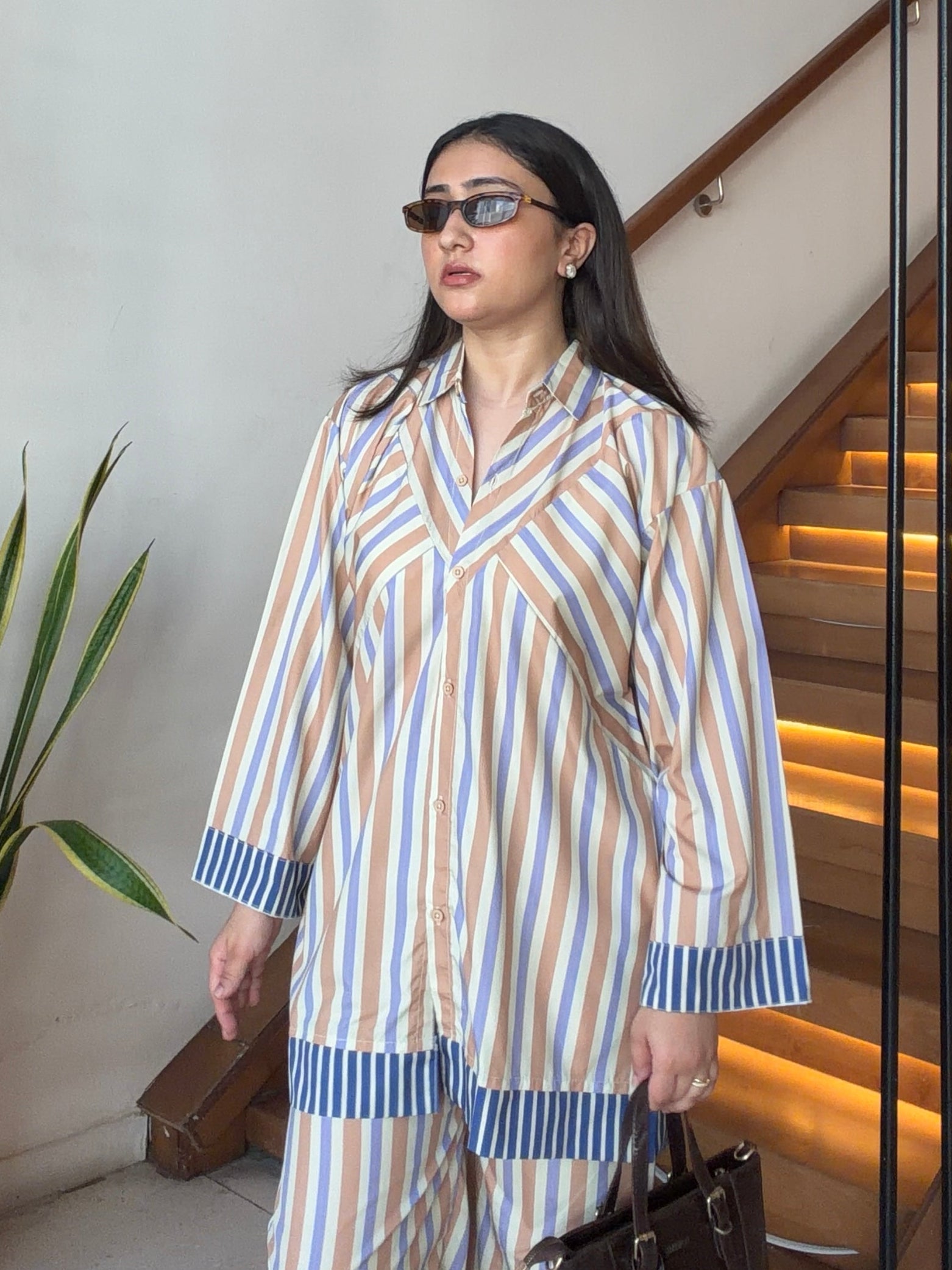 Essential striped set