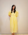 Butter Yellow Aura Dress