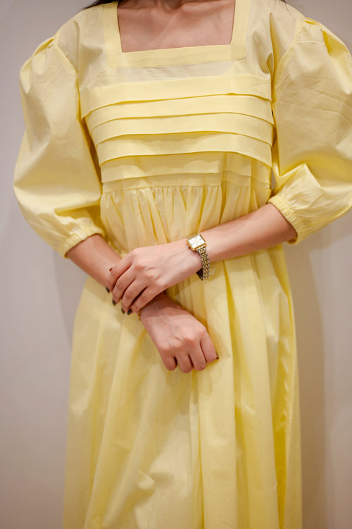 Butter Yellow Aura Dress