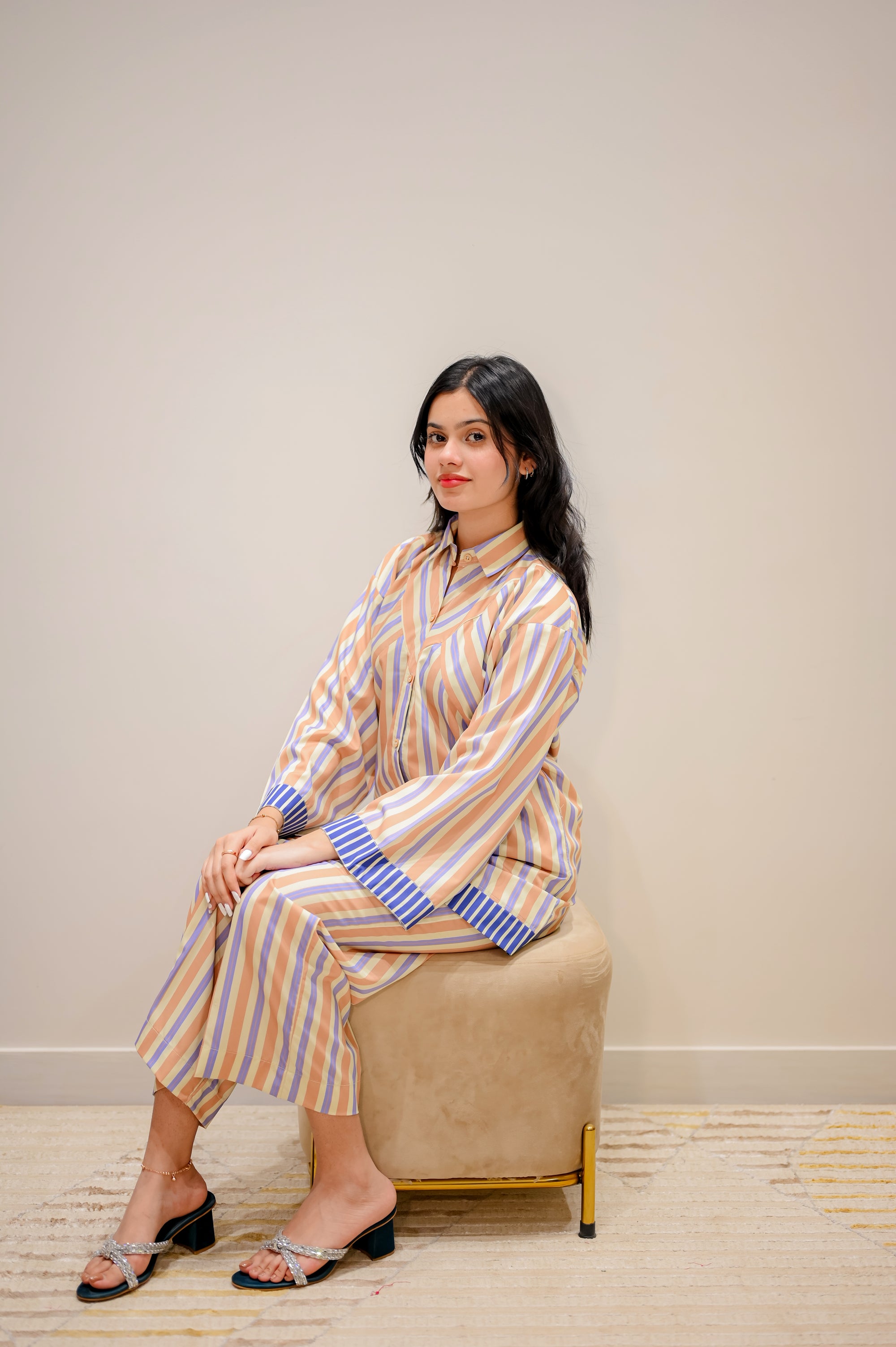 Essential striped set