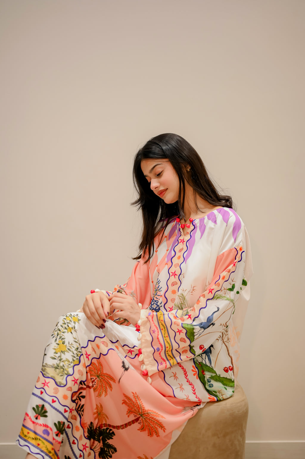 Soft Flora Tunic
