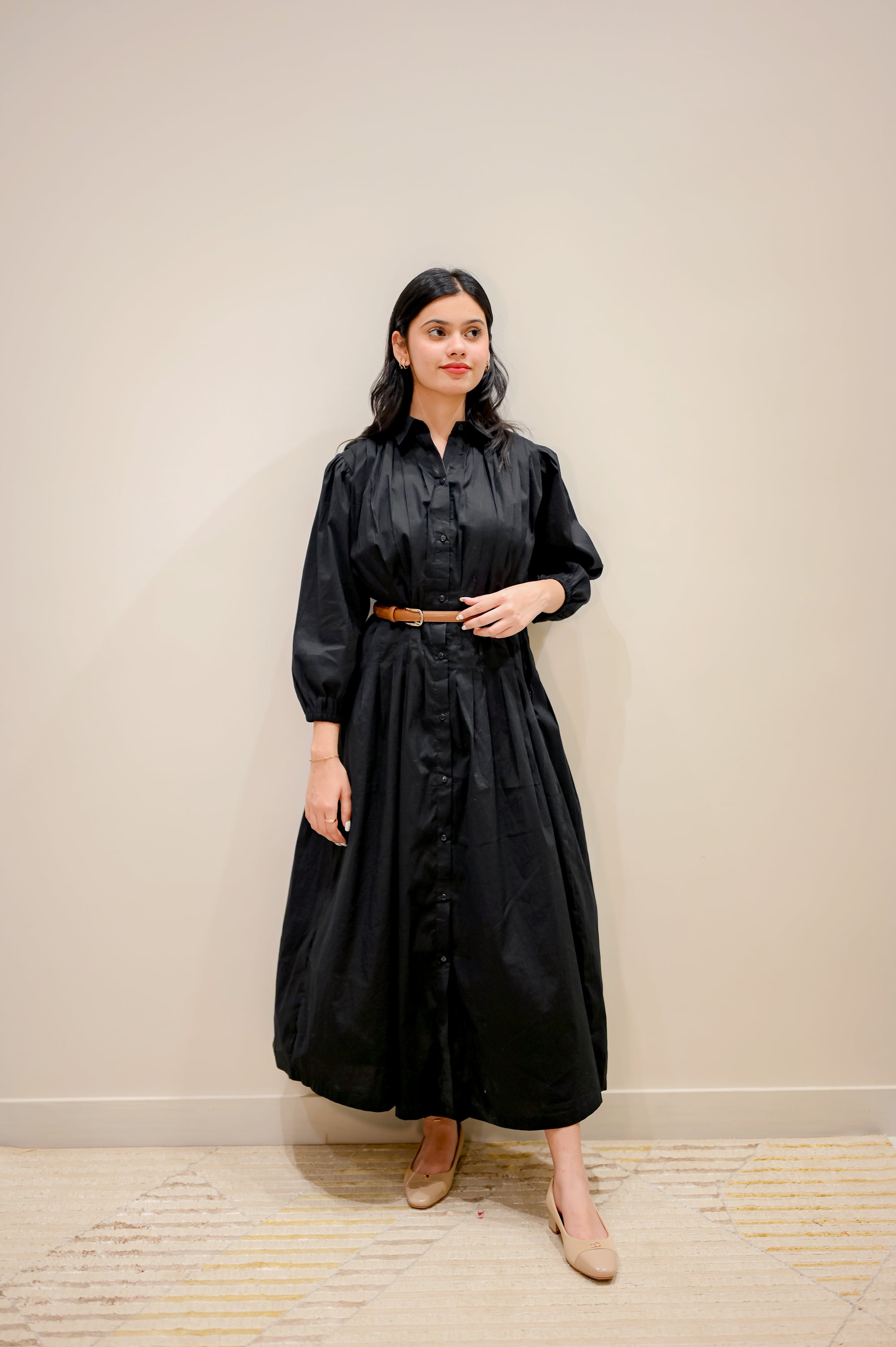 Minimal Black Grace Dress